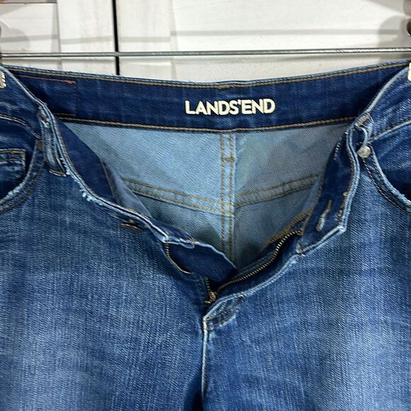 Lands End Jeans 12P Mid Rise True Straight - Picture 5 of 14